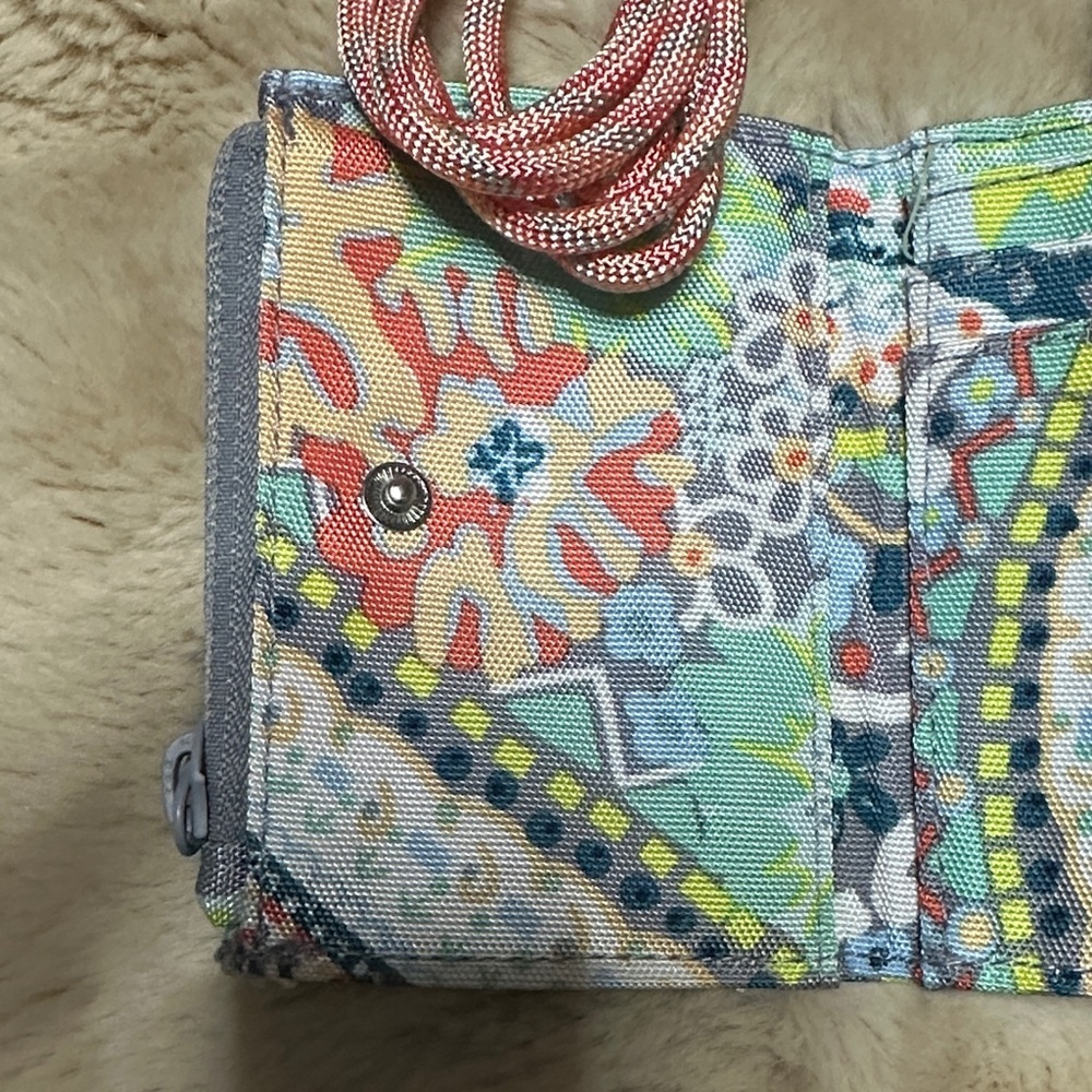 NEW Vera Bradley ReActive RFID Lanyard Card Case 27731-12543 Citrus Paisley - Picture 5 of 8